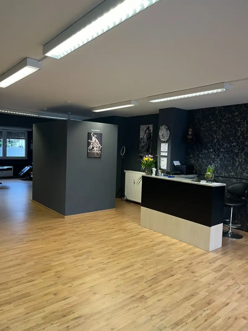 Empfangstresen im Studio Meduza Ink